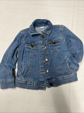 Carter's Medium Blue Denim Button-Up Jacket